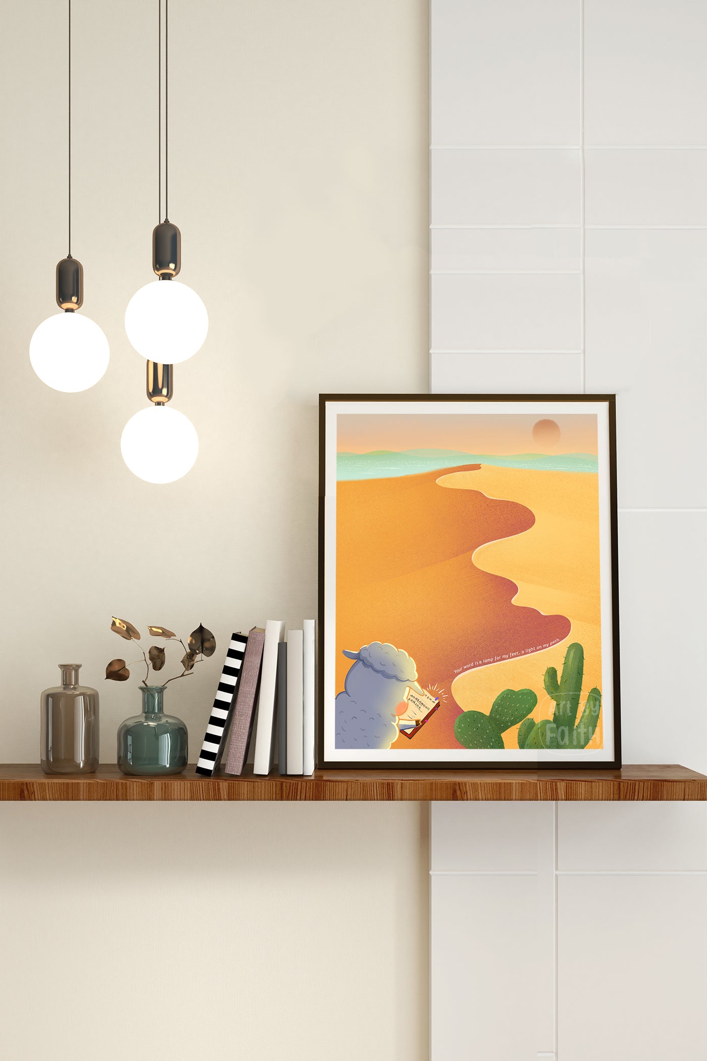 "Christ's Sheep No.6" Limited Scripture Art Print