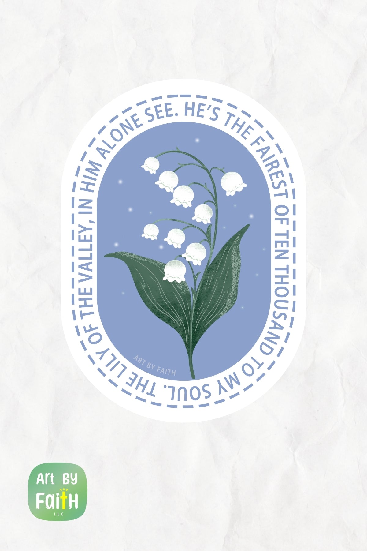 Sticker-Lily of the Valley