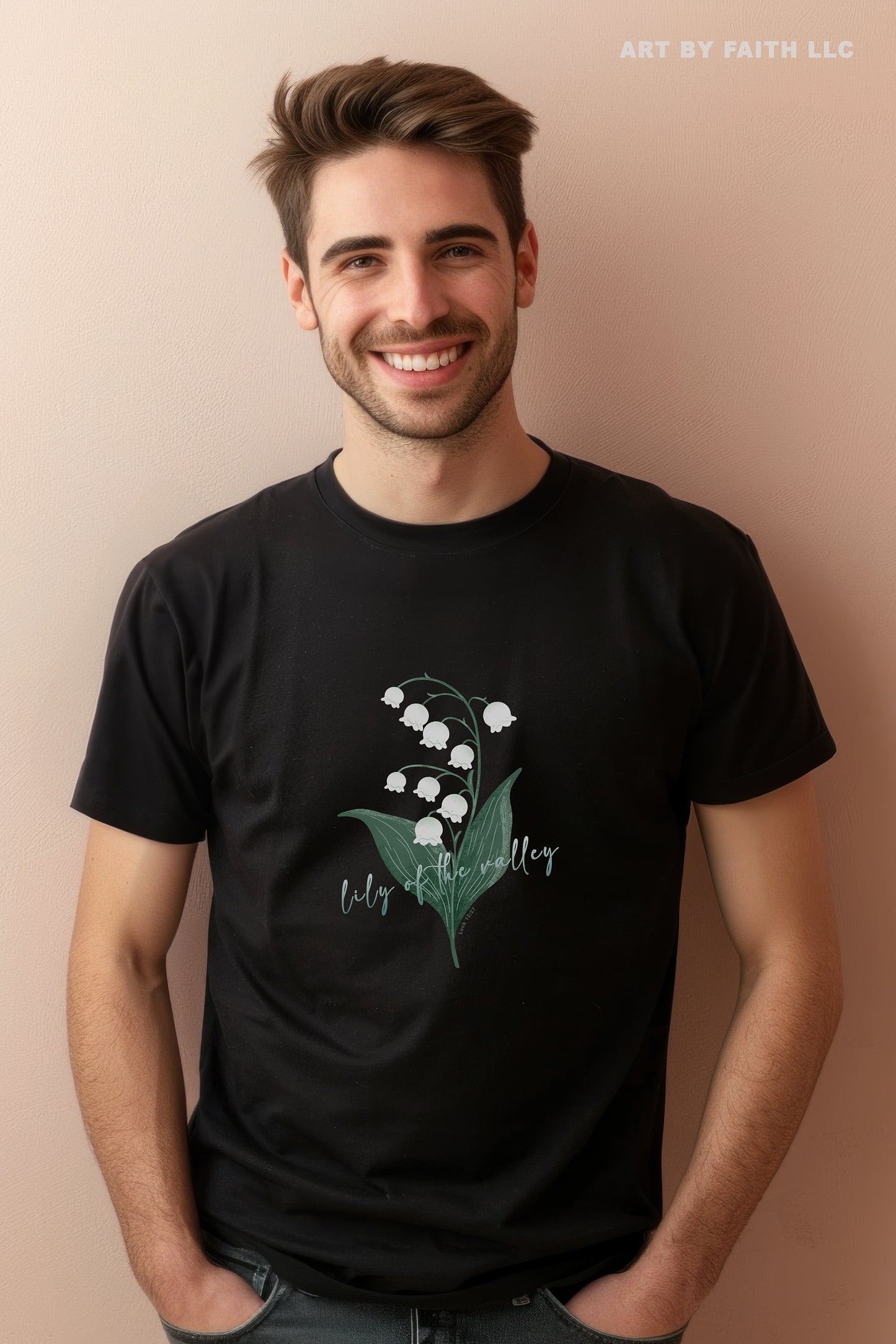 100%Cotton T-shirt, Lily of the Valley, Unisex
