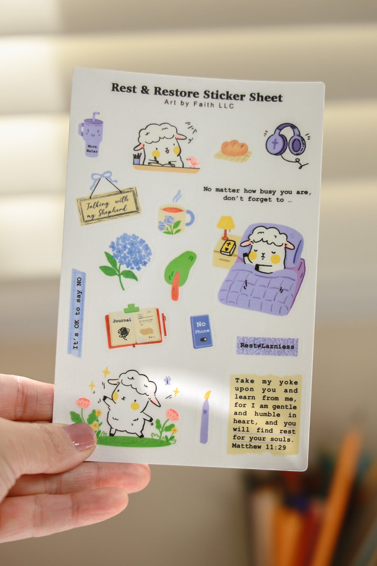 Sticker Sheet-Rest&Restore