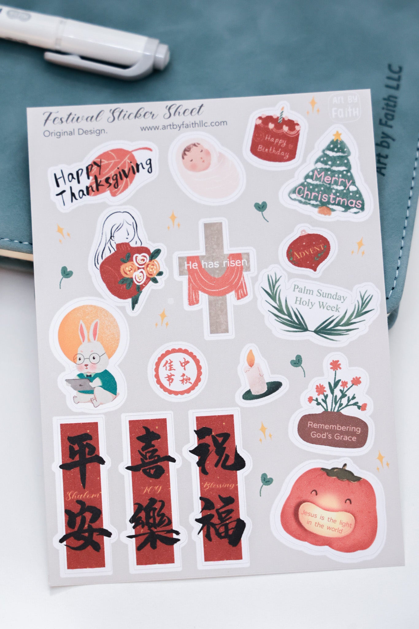 Sticker Sheet-Asian Festival