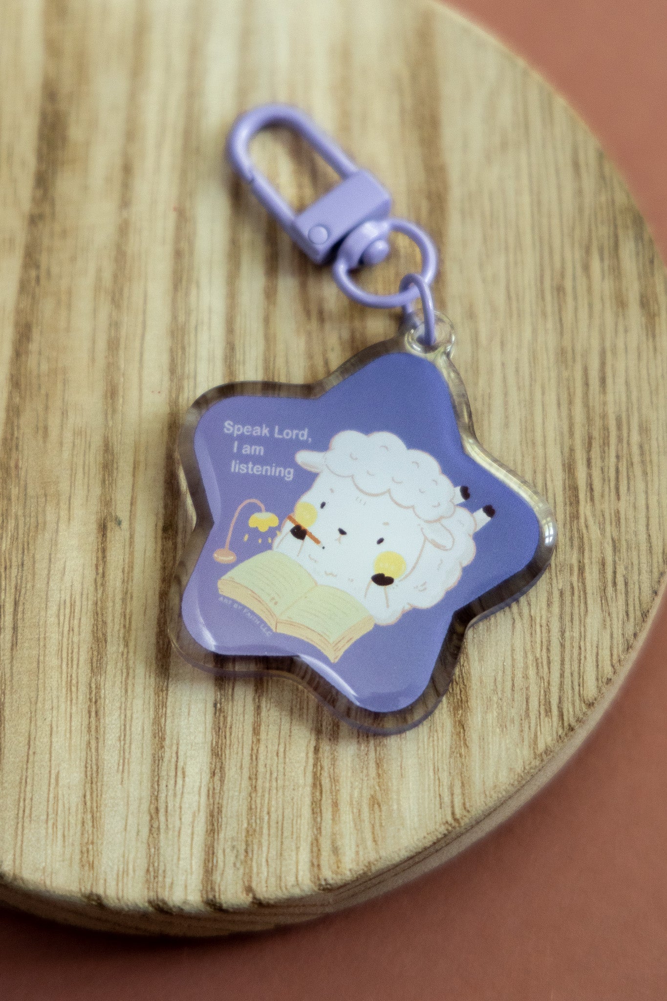 Acrylic Keychain-Listening!