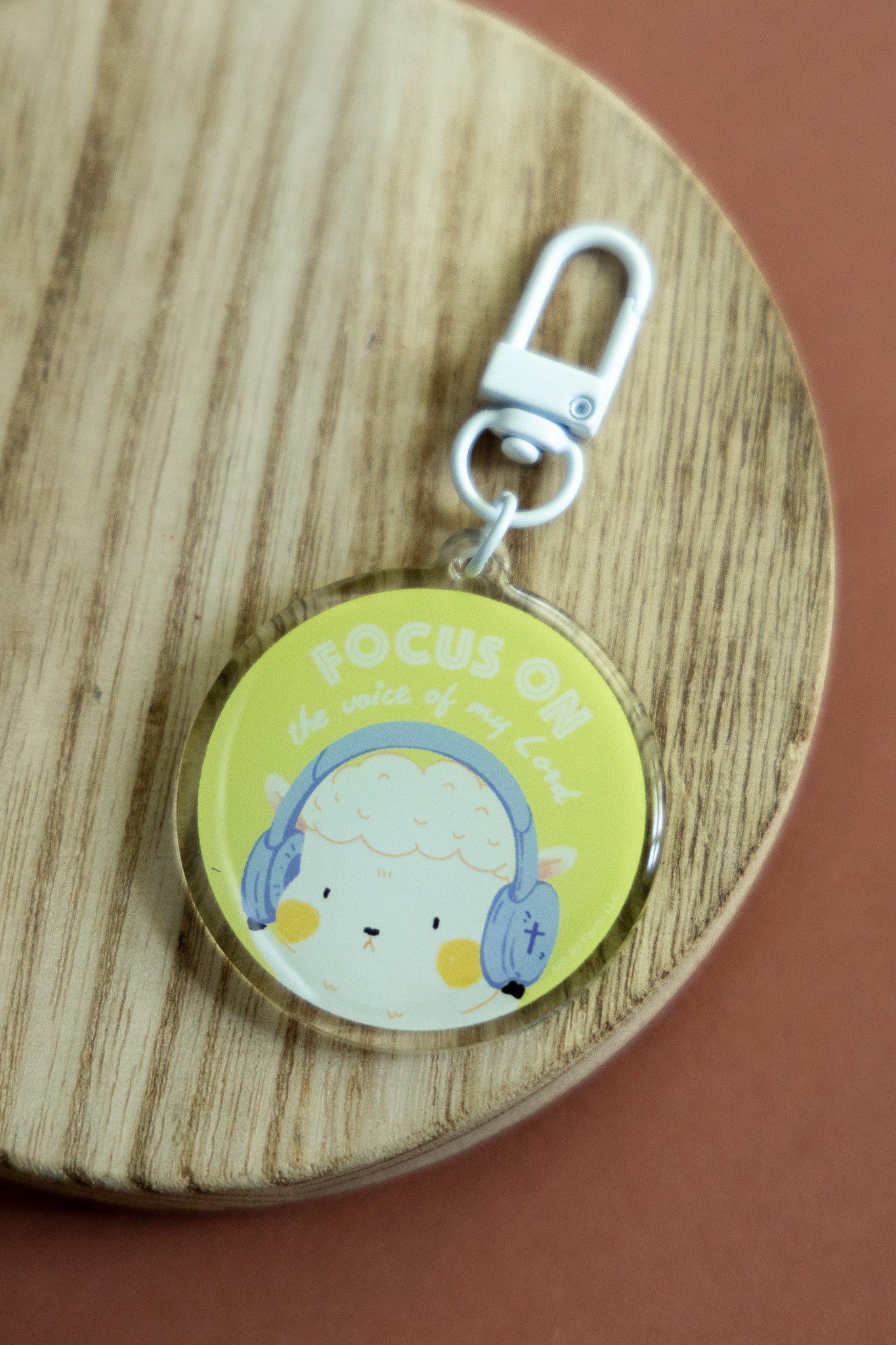 Acrylic Keychain-His Voice