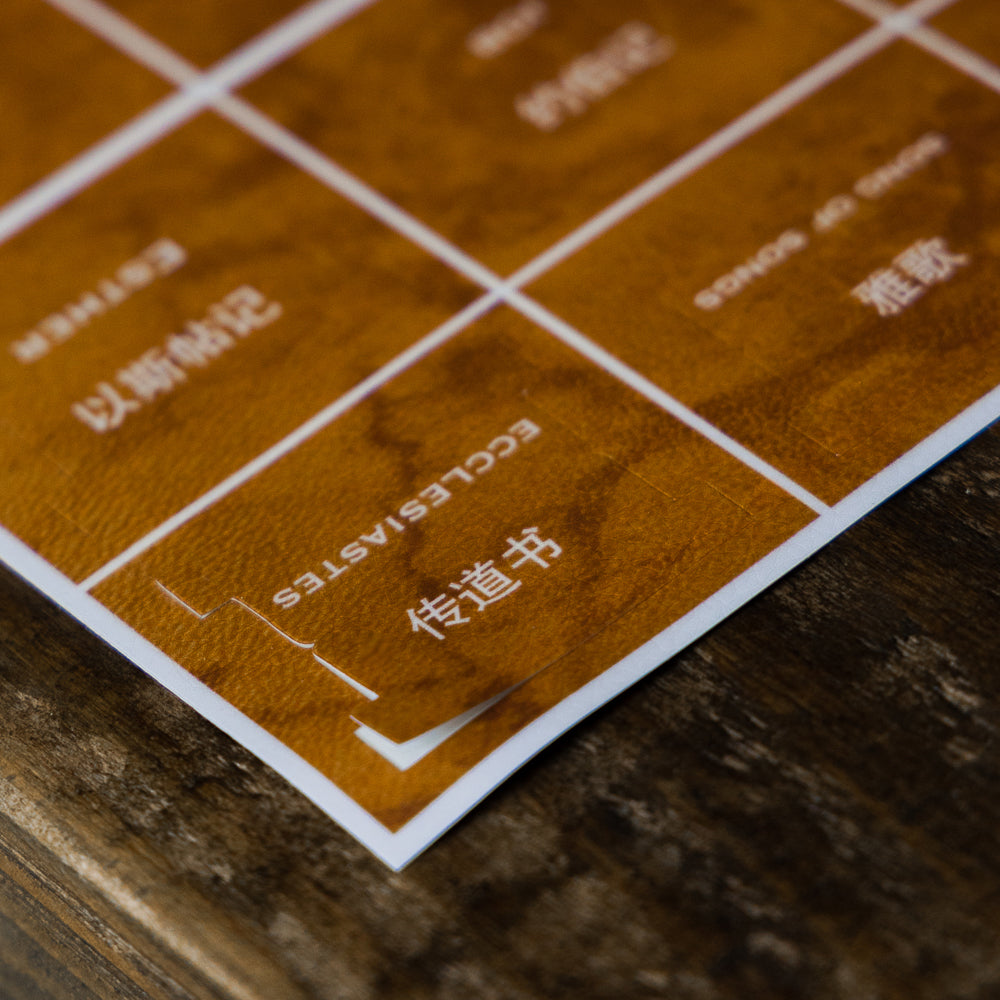 Faux Leather Bible Tabs-4 colors