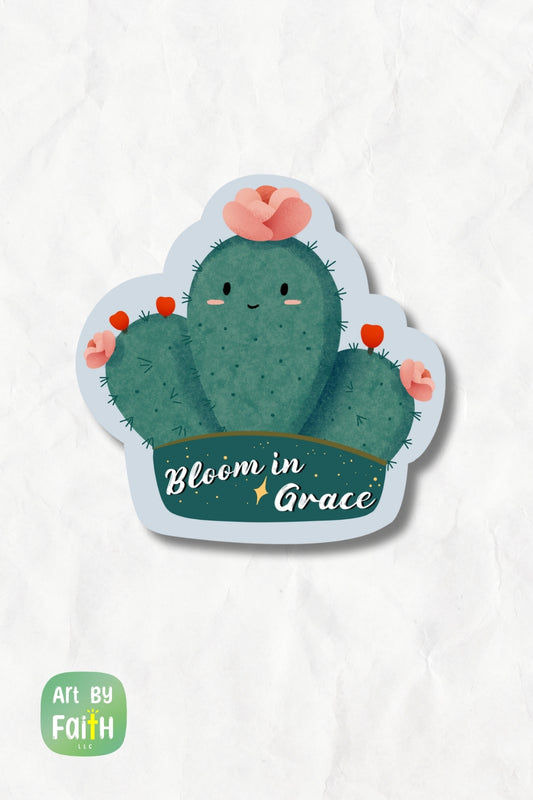 Sticker-Bloom in Grace