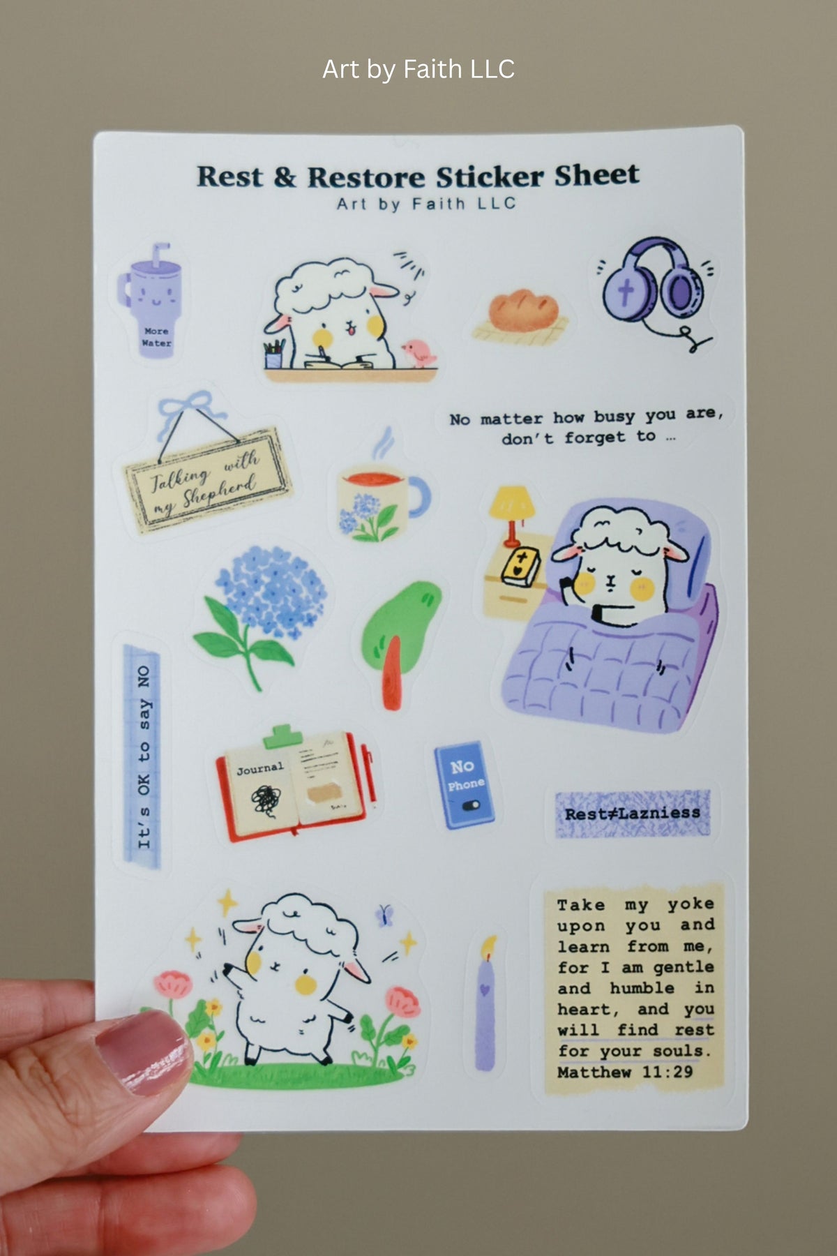 Sticker Sheet-Rest&Restore