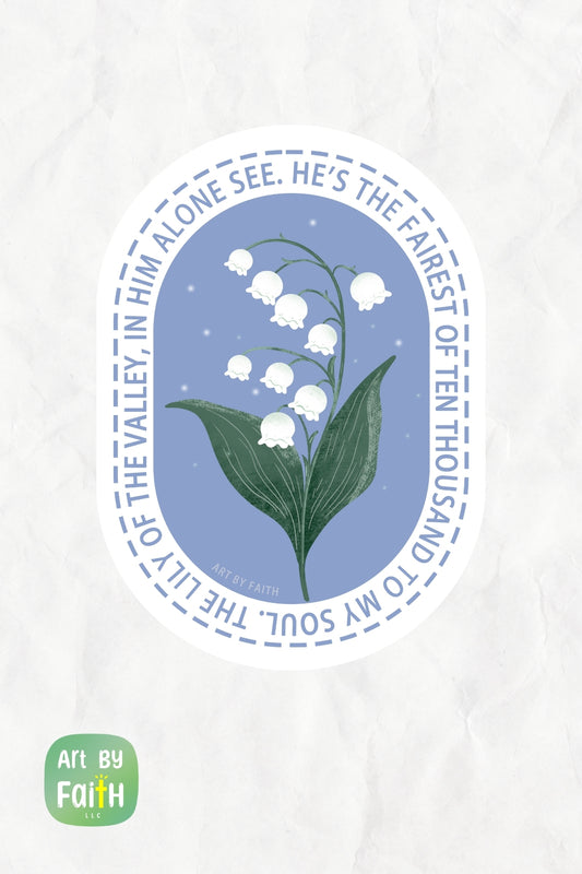 Sticker-Lily of the Valley