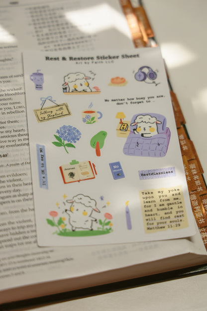 Sticker Sheet-Rest&Restore