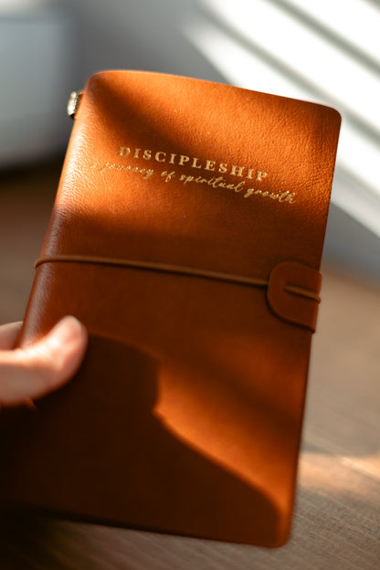 "Discipleship" Vintage Leather Notebook