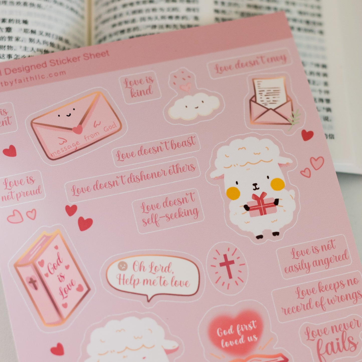 Sticker Sheet 04-Love