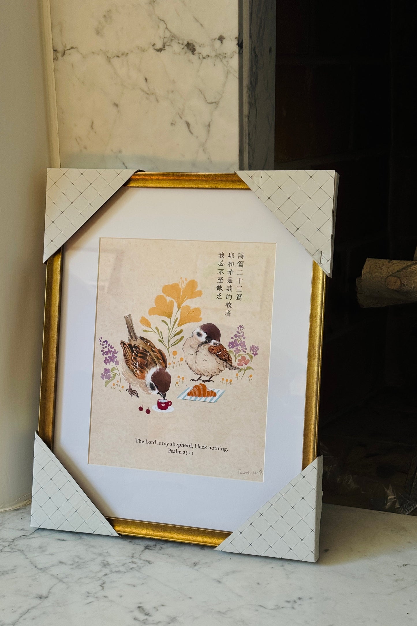 Fine Art Prints "The Sparrow’s Table"