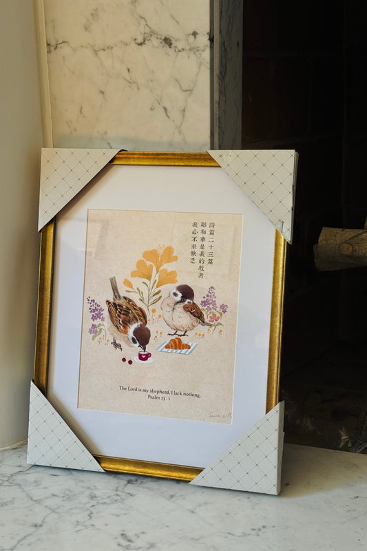 Fine Art Prints "The Sparrow’s Table"