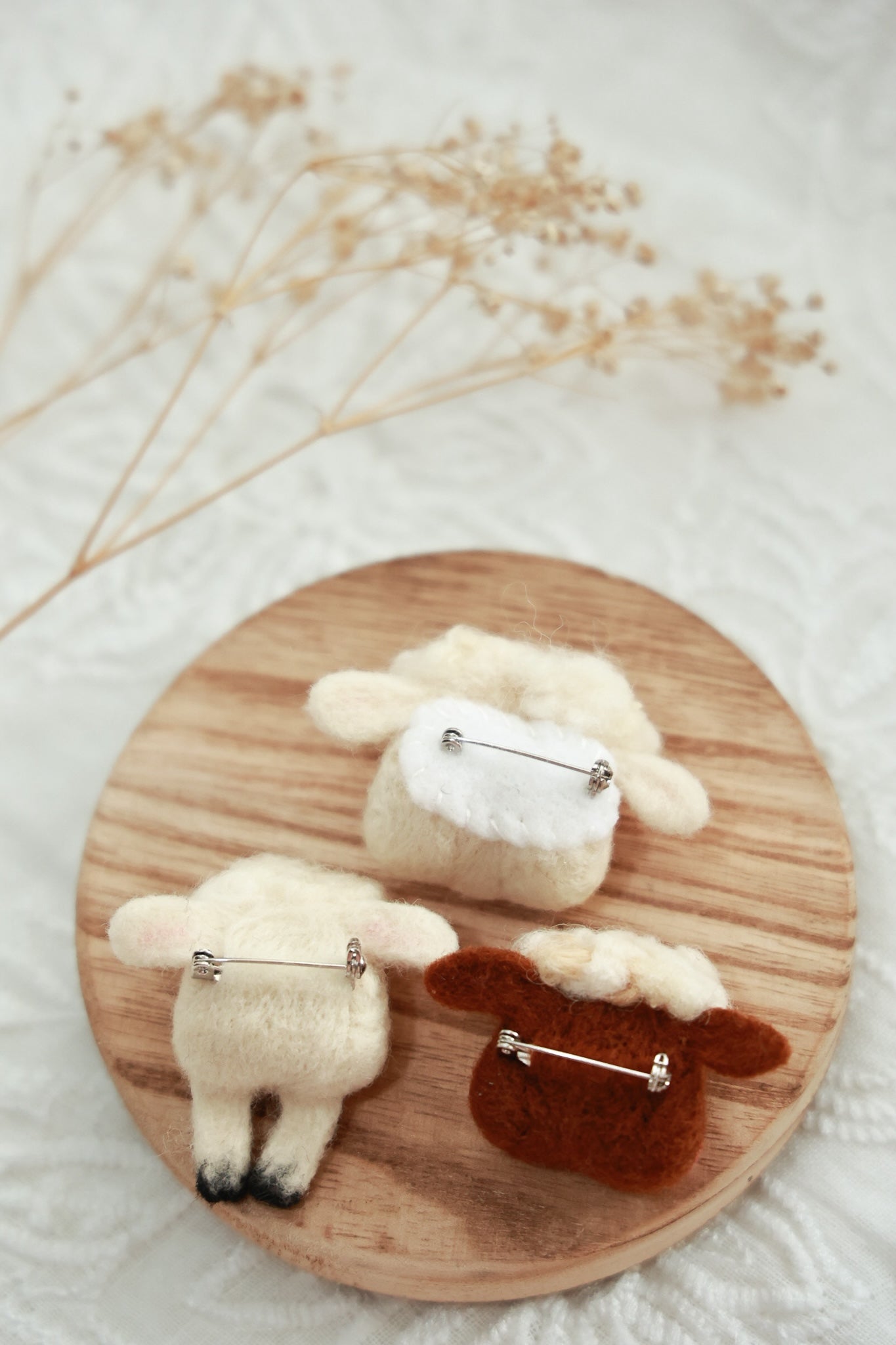 Handmade Wool Felt Brooche