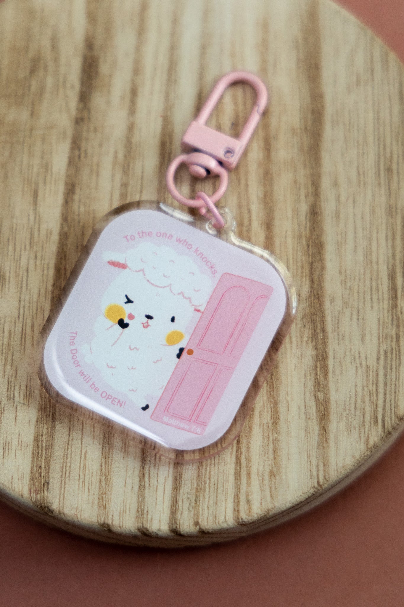 Acrylic Keychain-Open the Door