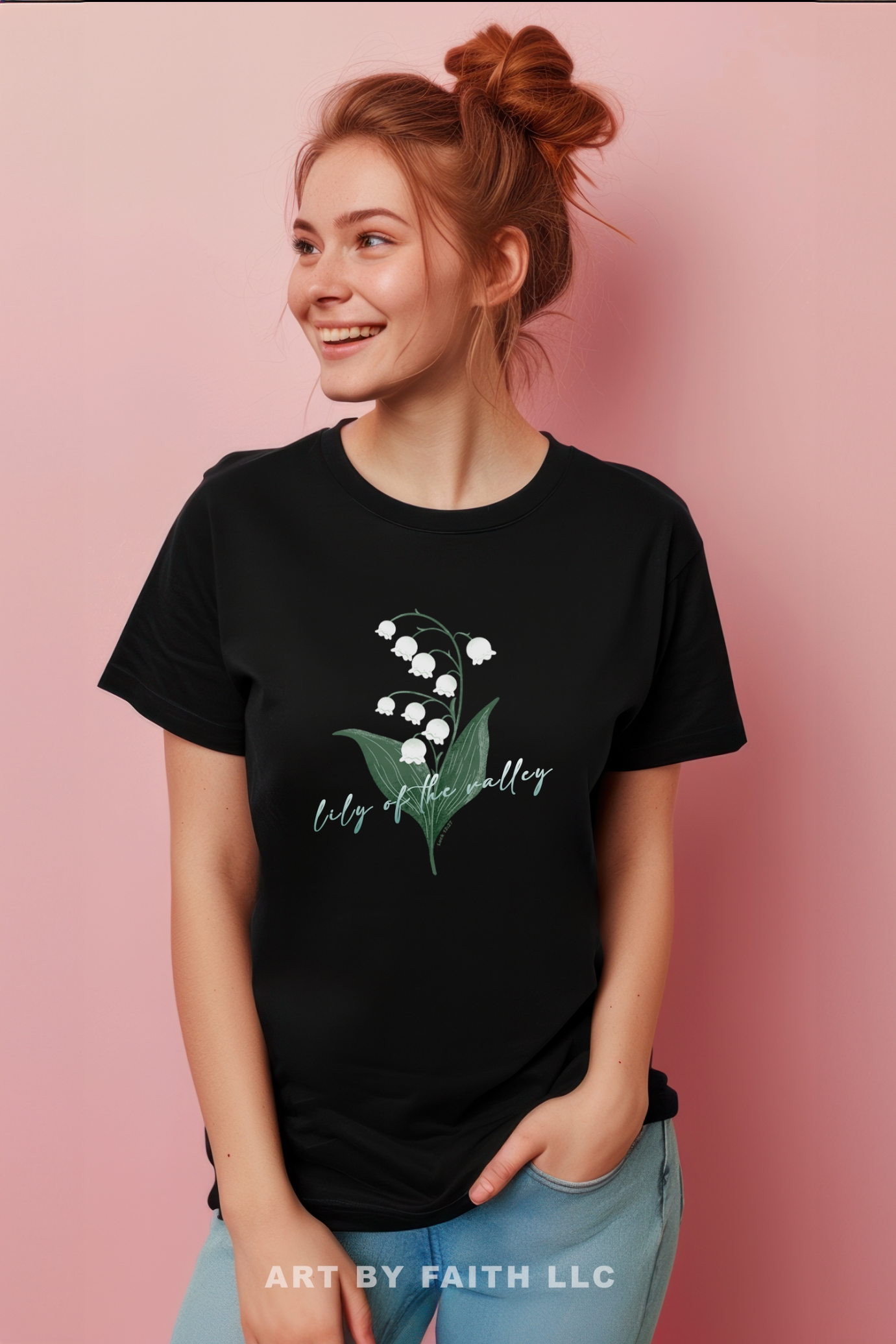 100%Cotton T-shirt, Lily of the Valley, Unisex