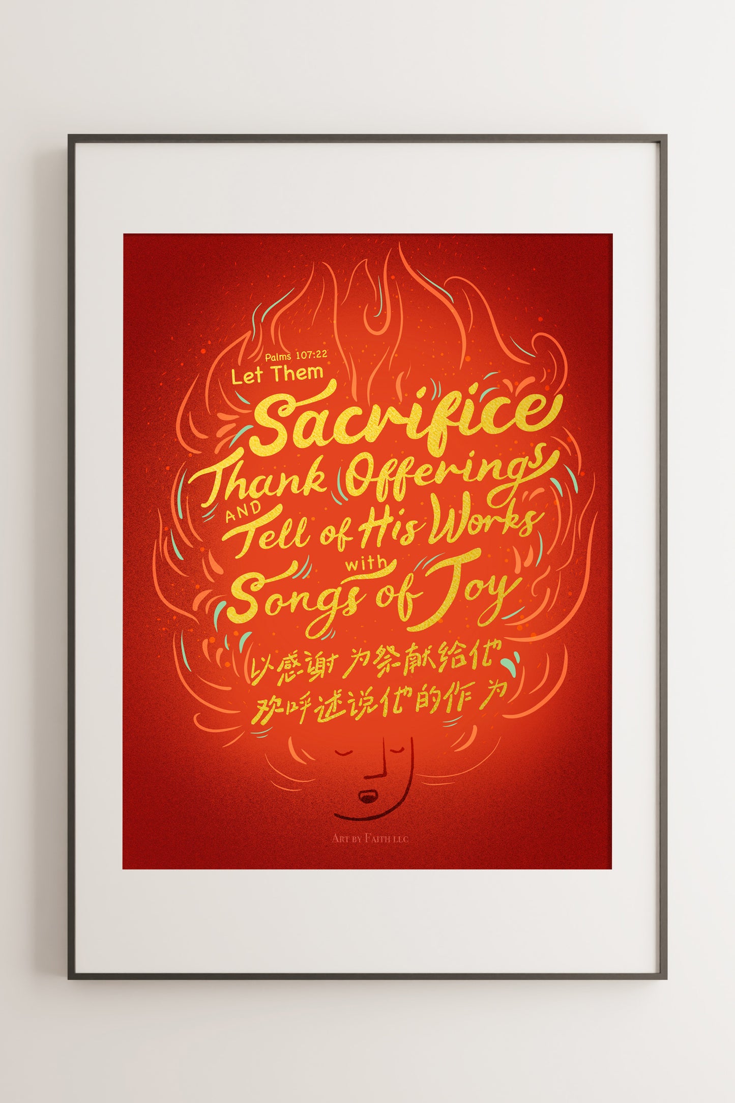 Art Print-Sacrifice Thank offerings