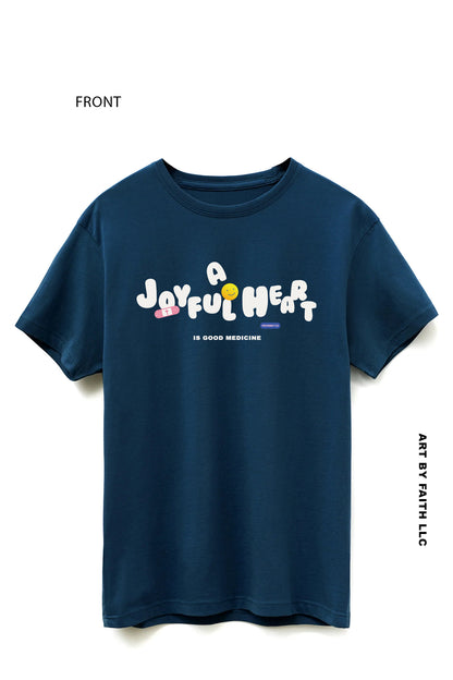 100% Supima Cotton "A joyful heart"