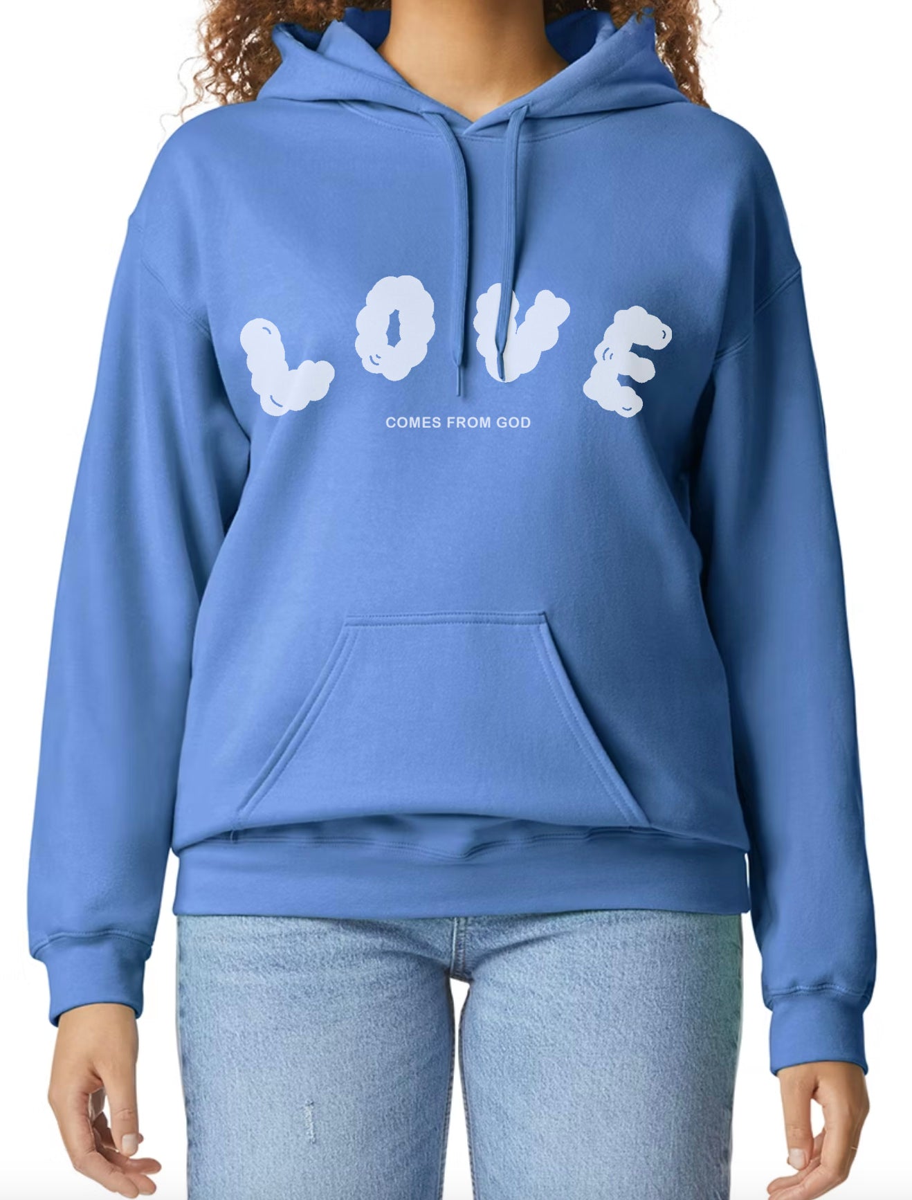 Hoodie, Unisex, "Love comes from God"