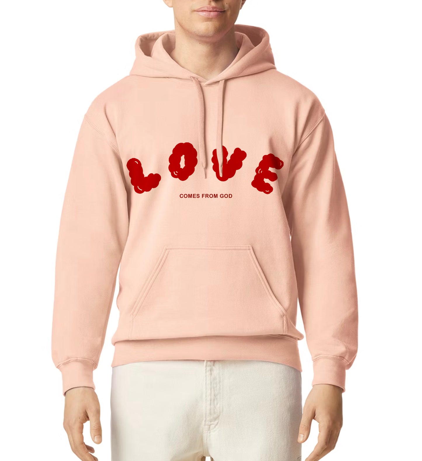 Hoodie, Unisex, "Love comes from God"