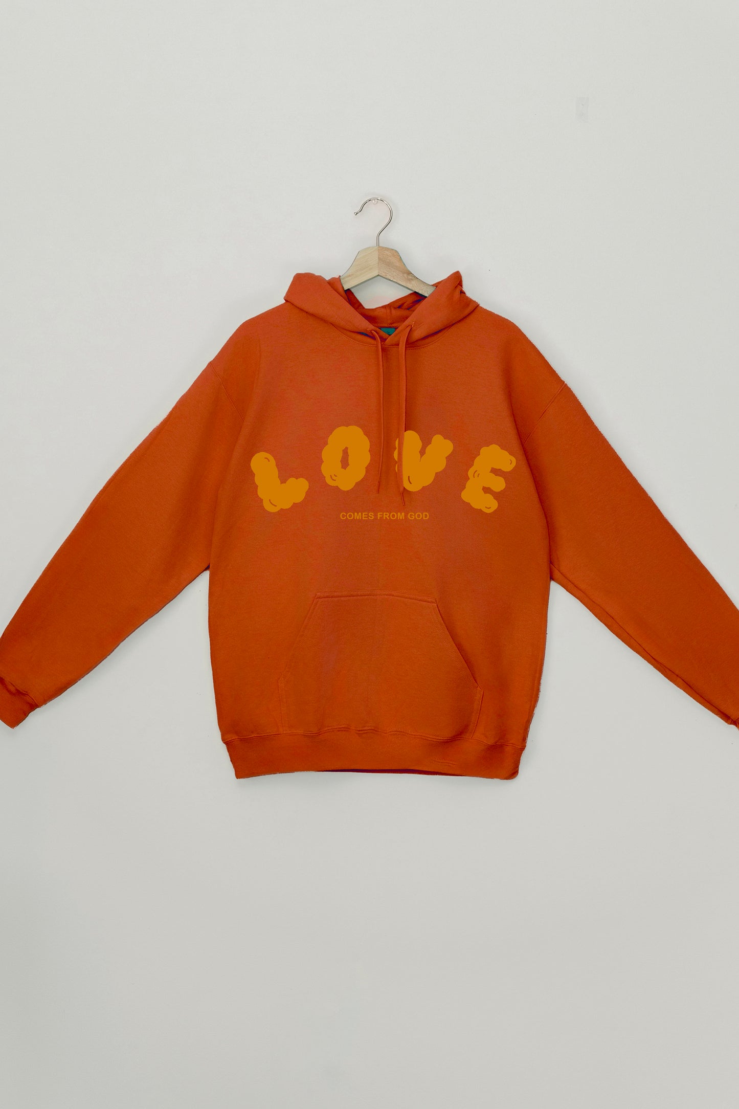 Hoodie, Unisex, "Love comes from God"