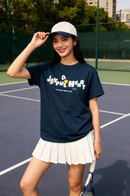 100% Supima Cotton "A joyful heart"