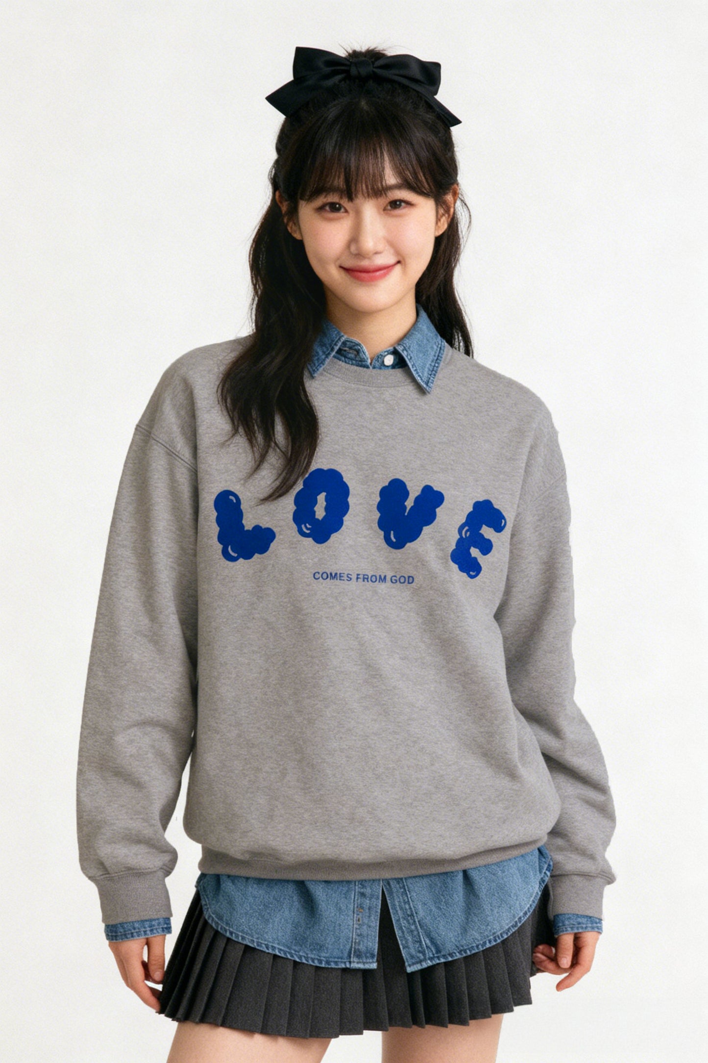 Crew Sweatshirt, Unisex, "Love comes from God"