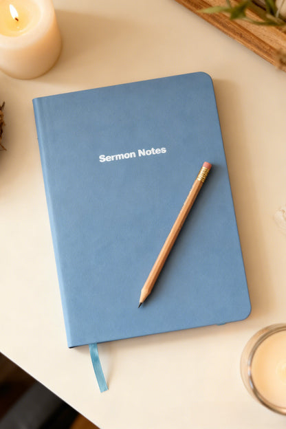 "Sermon Notes" Notebook