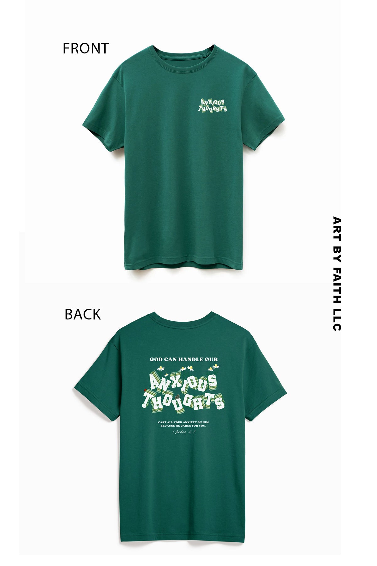 100% Supima Cotton "Anxious Thoughts"