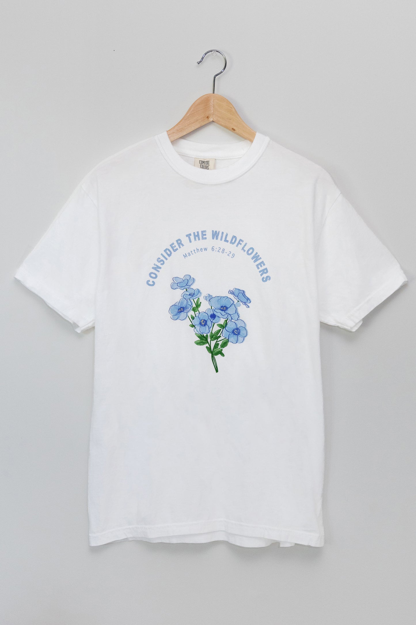 100%Cotton T-shirt, Consider the Wildflowers, Unisex